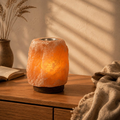 Lumidusk Bloom — Salt Lamp Warmer