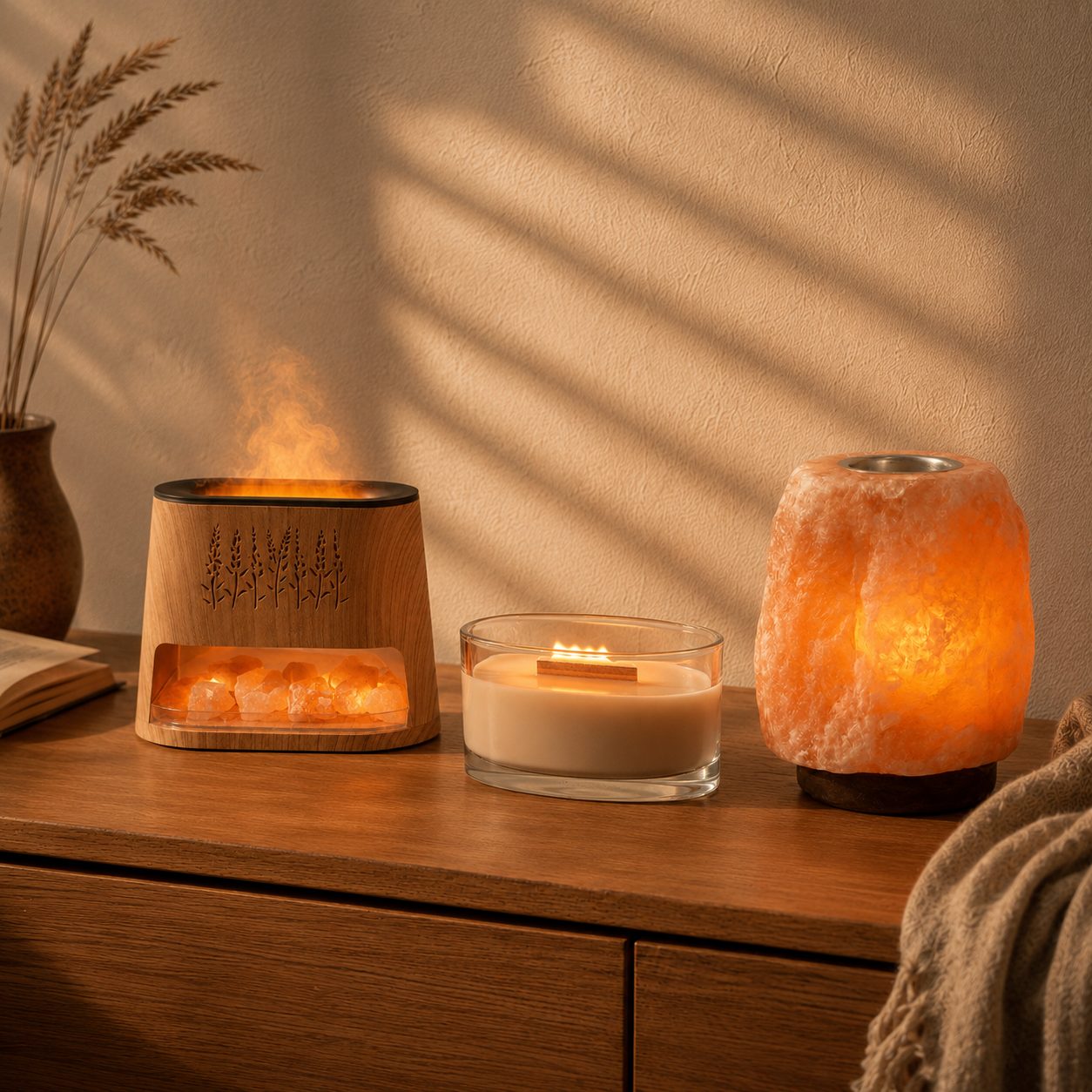 Lumidusk Bloom — Salt Lamp Warmer