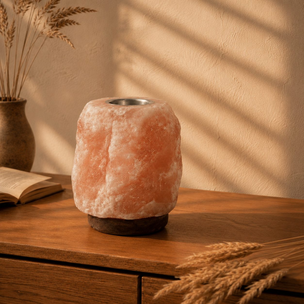 Lumidusk Bloom — Salt Lamp Warmer