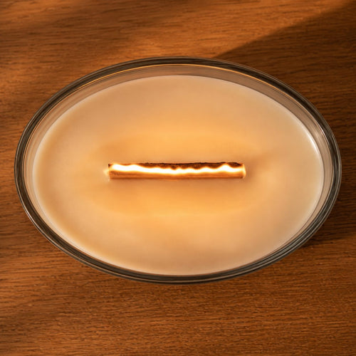 Lumidusk Crackle — Wooden Wick Candle