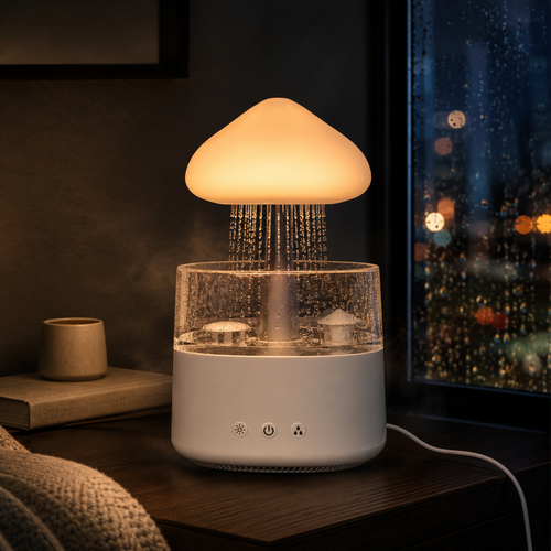 Lumidusk Rain™ — Rain Cloud Humidifier & Aroma Diffuser