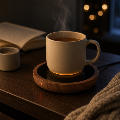 Lumidusk Sip™ — Mug Warmer with Auto Shut-Off